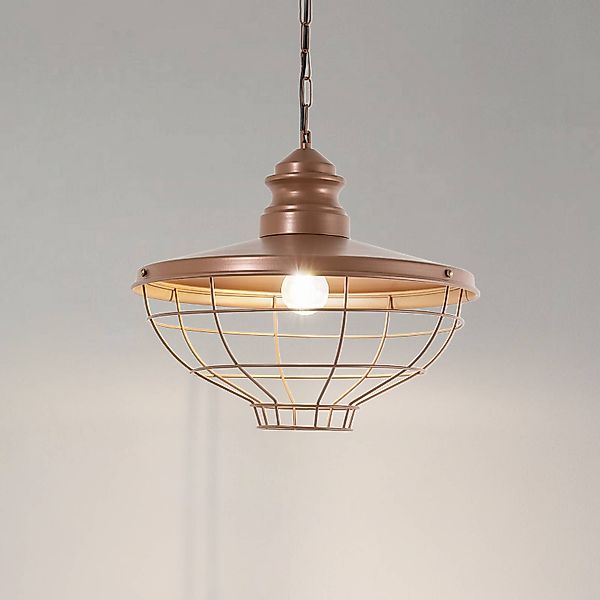 Hängeleuchte Sivani Tel MR-635, dunkelbraun, Metall, Ø 44 cm günstig online kaufen