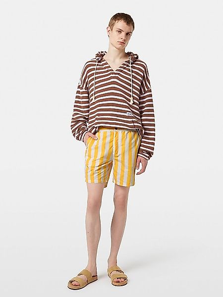 Scotch & Soda Badeshorts Streifen Gelb - Größe M günstig online kaufen