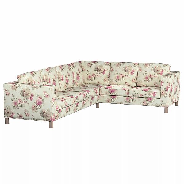 Bezug für Karlanda Sofa Ecke links, beige- rosa, 36cm x 30cm x 50cm, Londre günstig online kaufen