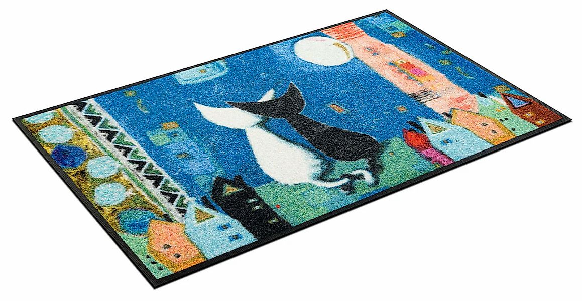 wash+dry by Kleen-Tex Fußmatte "Romance" rechteckig 7 mm Höhe günstig online kaufen