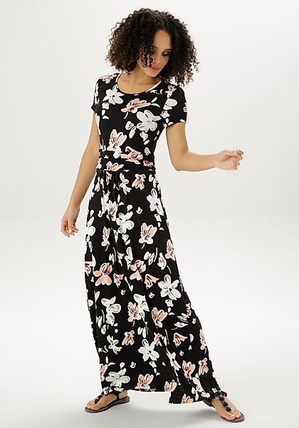 Aniston SELECTED Sommerkleid mit gerafftem Taillenbund günstig online kaufen