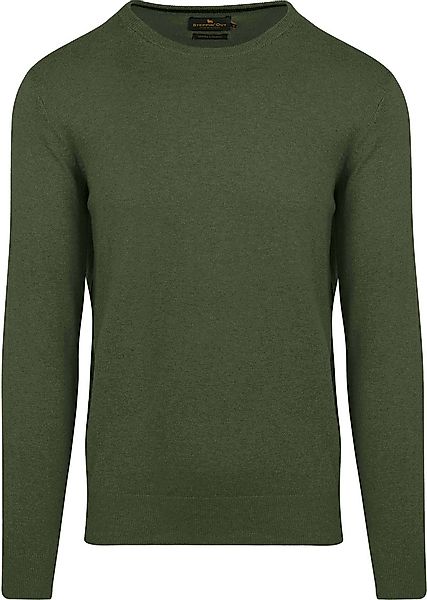 Steppin' Out Pullover Cotton Cashmere Olivgrün - Größe M günstig online kaufen