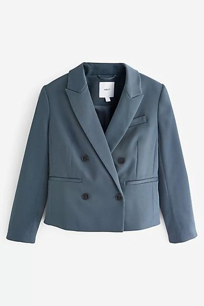 Next Jackenblazer Zweireihiger Twill-Blazer Tailored Fit – Kurzgröße (1-tlg günstig online kaufen