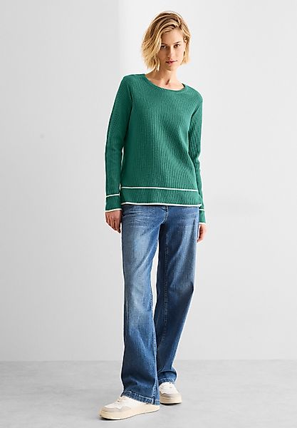 STREET ONE Strickpullover aus Feinstrick günstig online kaufen
