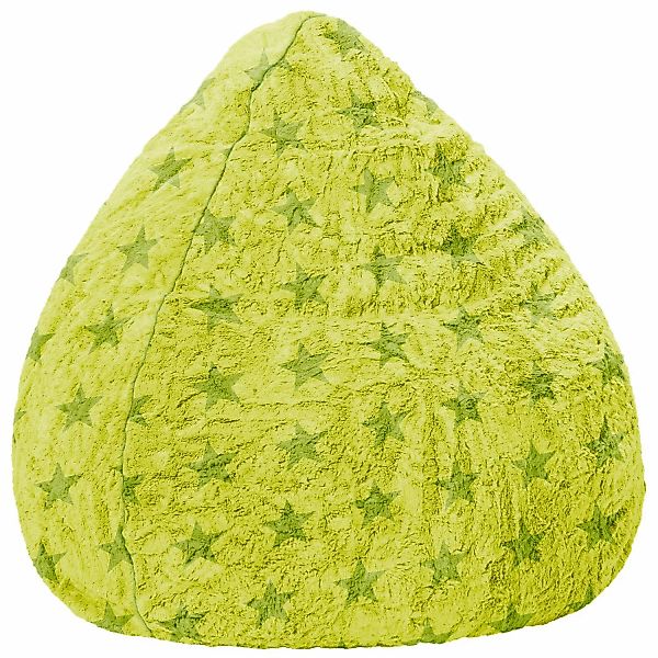 Sitting Point Sitzsack BeanBag Fluffy 220 l Pink Sternen-Muster günstig online kaufen