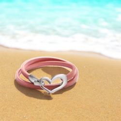 KARMA Wickelarmband Damen Herz PU Leder günstig online kaufen