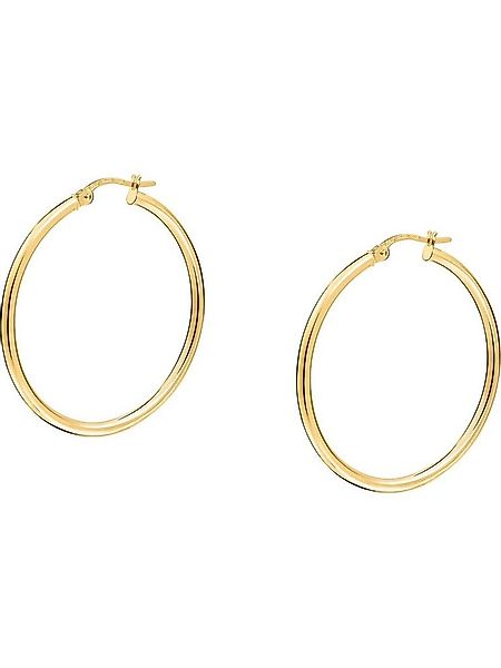 CHRIST Paar Creolen CHRIST Damen-Creolen 585er Gelbgold (Paar) günstig online kaufen