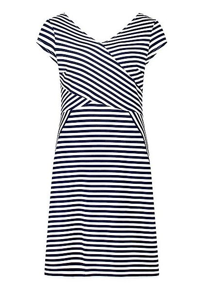Betty Barclay Sommerkleid Kleid Kurz Jersey, Dark Blue/Cream günstig online kaufen