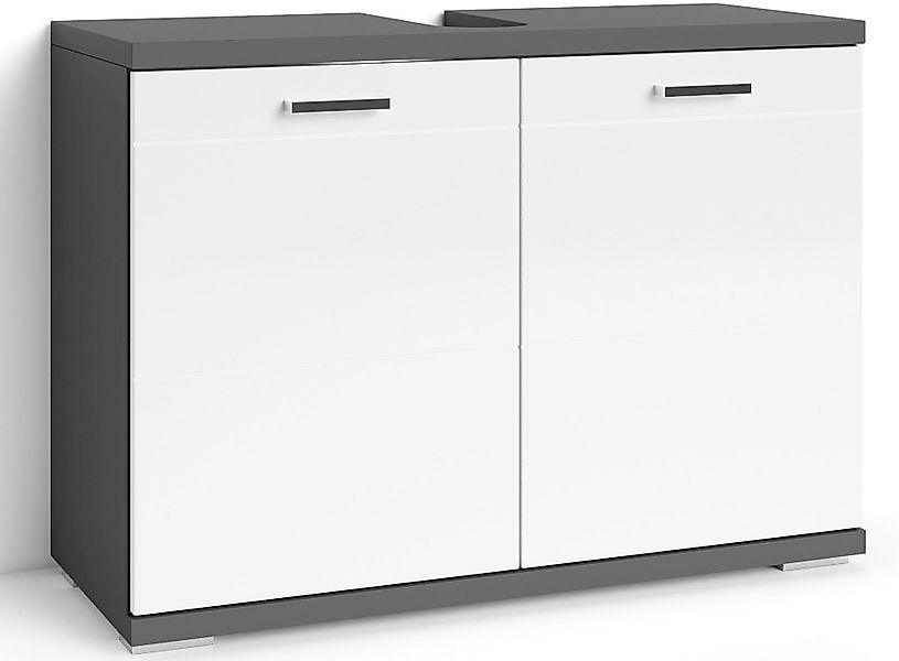 byLIVING Waschbeckenunterschrank "Nebraska" Breite 80 cm, Badezimmerschrank günstig online kaufen