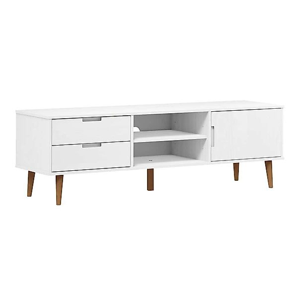 vidaXL TV-Schrank TV-Schrank MOLDE Weiß 158x40x49 günstig online kaufen