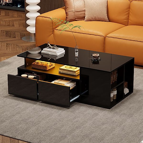 OKWISH Couchtisch mit viel Stauraum (Satztisch, günstig online kaufen