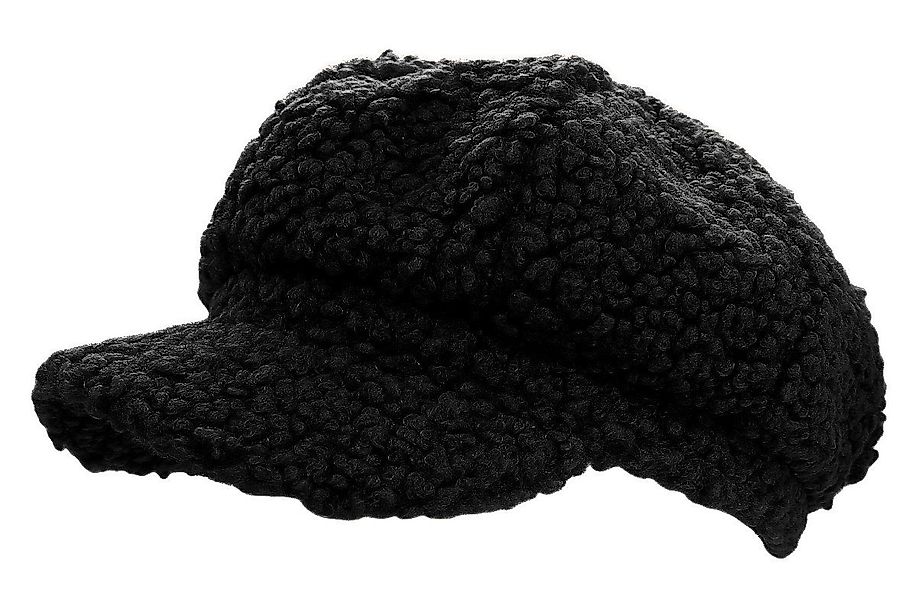 dy_mode Ballonmütze Schirmmütze Damen Unifarbe Ballonmütze Flauschige Kappe günstig online kaufen