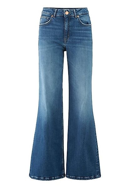 Hessnatur Bequeme Jeans ALVA High Rise Wide Leg aus Bio-Denim (1-tlg) ALVA günstig online kaufen