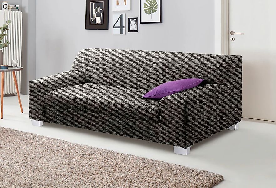 DOMO collection 3-Sitzer "Splash, moderne Steppung im Sitz und Rücken, komf günstig online kaufen
