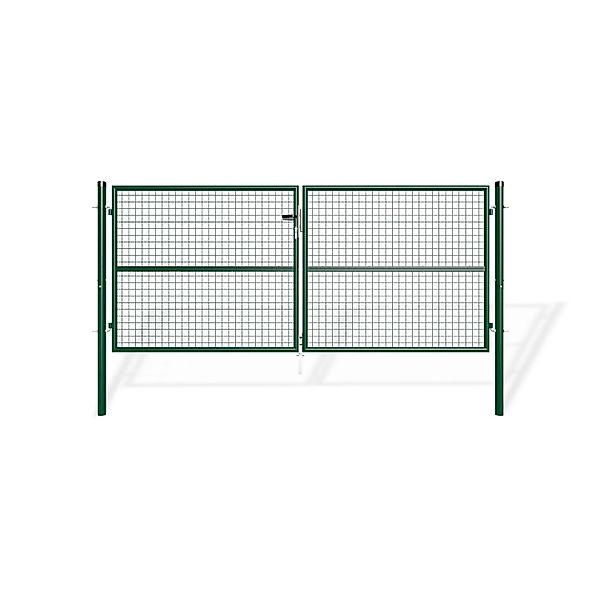 Casanoov Doppelflügeliges Zauntor 3M Olga H 130Cm Grün günstig online kaufen