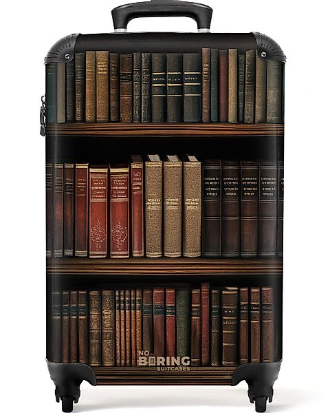 NoBoringSuitcases.com© Hartschalen-Trolley Bücherregal voller klassisch anm günstig online kaufen
