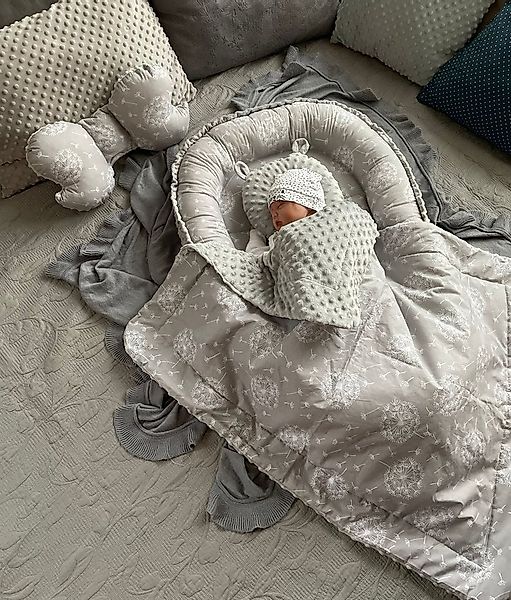 Loolay Bettnestchen MINKY/ Baumwolle BABYNEST Babykokon Geschenk Babyaustat günstig online kaufen