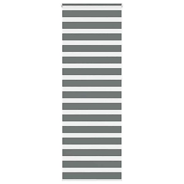 vidaXL Doppelrollo Dunkelgrau 90x230 cm Stoffbreite 85,9 cm Polyester 40141 günstig online kaufen