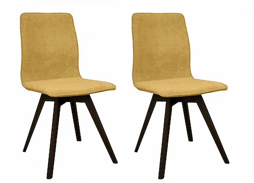 andas Esszimmerstuhl »Rania«, (Set), 2 St., Microfaser, Massivholzgestell, günstig online kaufen