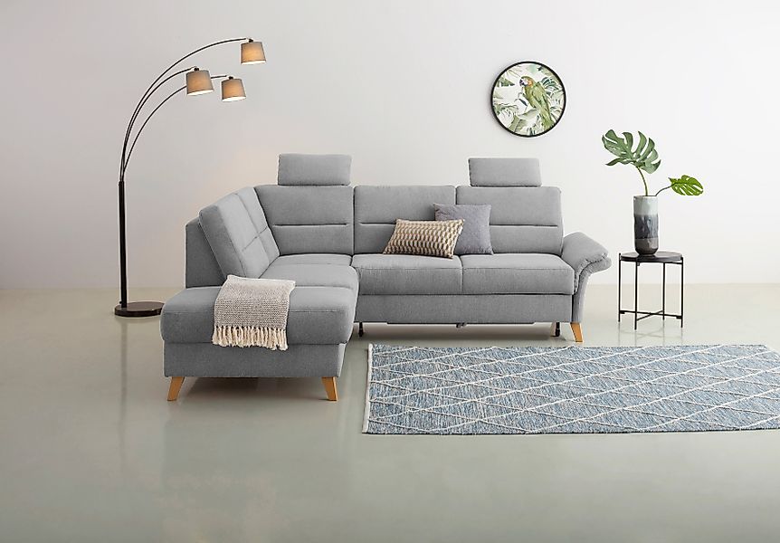 Home affaire Ecksofa "Westerland L-Form" Federkern-Polsterung, wahlweise mi günstig online kaufen