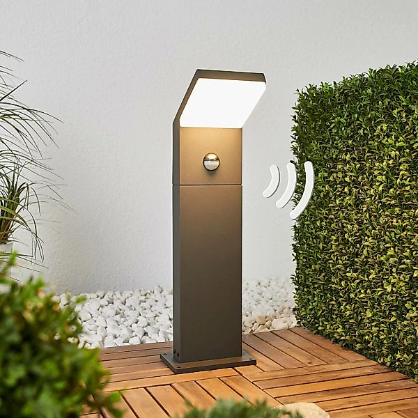 Arcchio LED-Wegeleuchte Yolena, Sensor, 60 cm, anthrazit günstig online kaufen