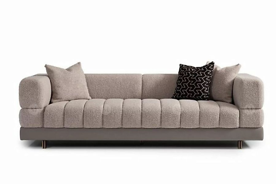 JVmoebel 3-Sitzer Grau Dreisitzer Couch Sofa 3 Sitzer Polstersofa Moderne, günstig online kaufen
