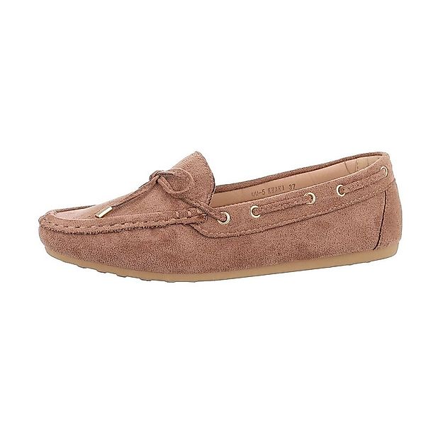 Ital-Design Damen Mokassins Freizeit Slipper (85743919) Flach Mokassins in günstig online kaufen