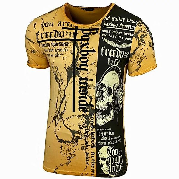 Baxboy T-Shirt Baxboy T-Shirt mit coolem Freedom Allover-Print B-116 günstig online kaufen