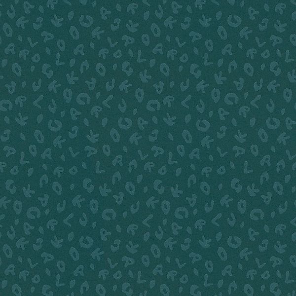 PROFHOME 378567-GU Exklusive Tapete Abstrakt Metallic Grün petrol 0,53 m x günstig online kaufen