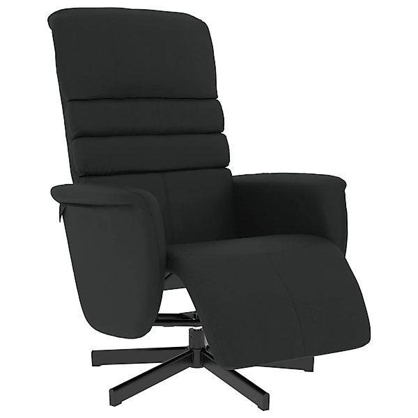 vidaXL Relaxsessel mit Fußteil Schwarz Kunstleder 356703 günstig online kaufen