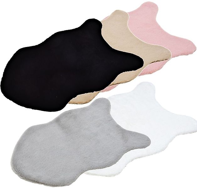 matches21 HOME & HOBBY Fellteppich Großes kurzflor Deko-Fell als Fell-Imita günstig online kaufen