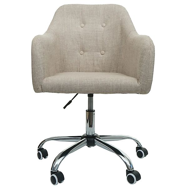 MCW Bürostuhl L92 Stoff/Textil Creme günstig online kaufen