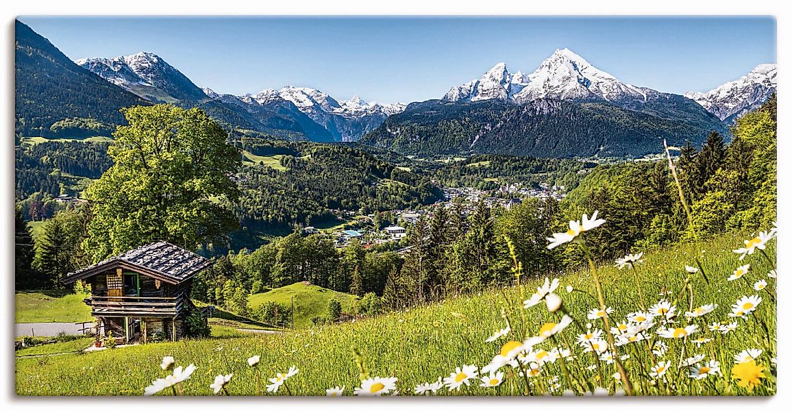 Artland Wandbild "Landschaft in den Bayerischen Alpen", Berge, (1 St.), als günstig online kaufen