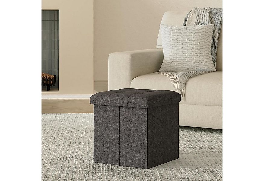 Woltu Sitzhocker (1 St), Deckel abnehmbar, Gepolstert, faltbar Truhen günstig online kaufen