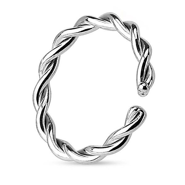 Taffstyle Nasenpiercing Fake Piercing Ring gedreht günstig online kaufen