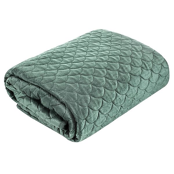 Eurofirany Bettüberwurf ARIEL, Velvet Decke Velours günstig online kaufen