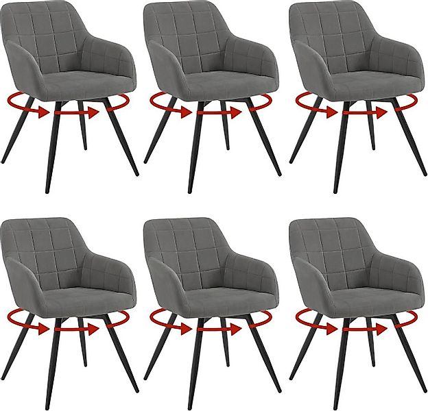 Woltu Esszimmerstuhl (6 St), gepolsterter ergonomischer, günstig online kaufen