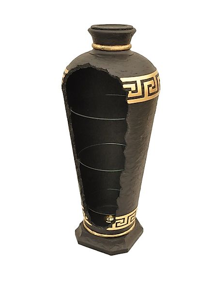 Schatzkiste1 Standvitrine Bar Vitrine Amphore Vase günstig online kaufen