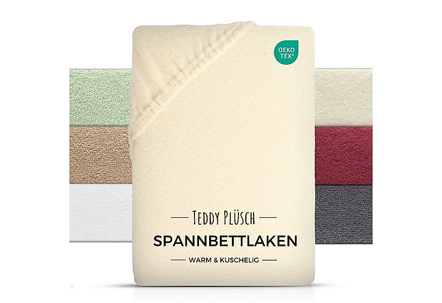 Carpe Sonno Spannbettlaken Teddy Plüsch Winter Bettlaken 90x200 100x200 140 günstig online kaufen