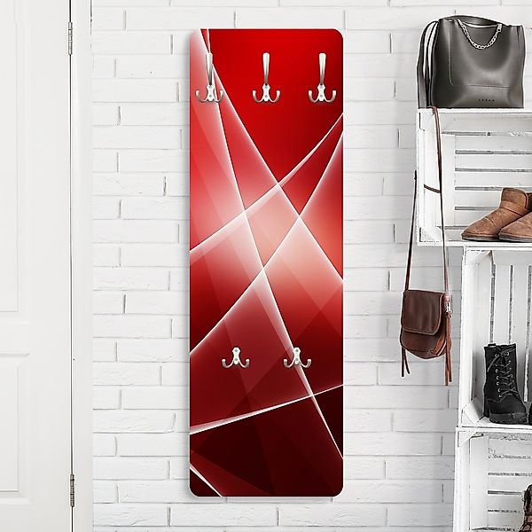 Wandgarderobe Holzpaneel Red Reflection günstig online kaufen