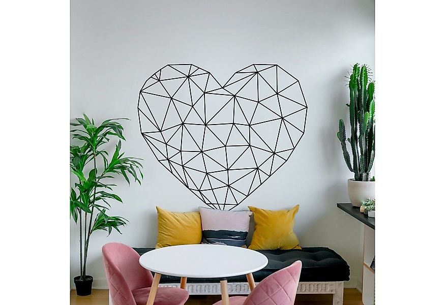 GRAVURZEILE Wandtattoo im Herz Design - Wohnzimmer Kinderzimmer - Wandstick günstig online kaufen