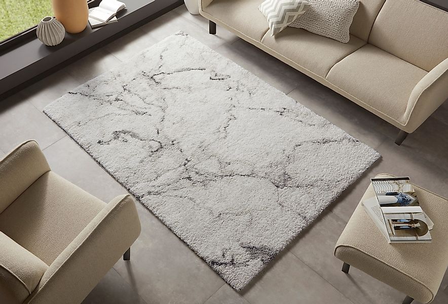 HANSE Home Hochflor-Teppich MAYRIN, rechteckig, Höhe: günstig online kaufen