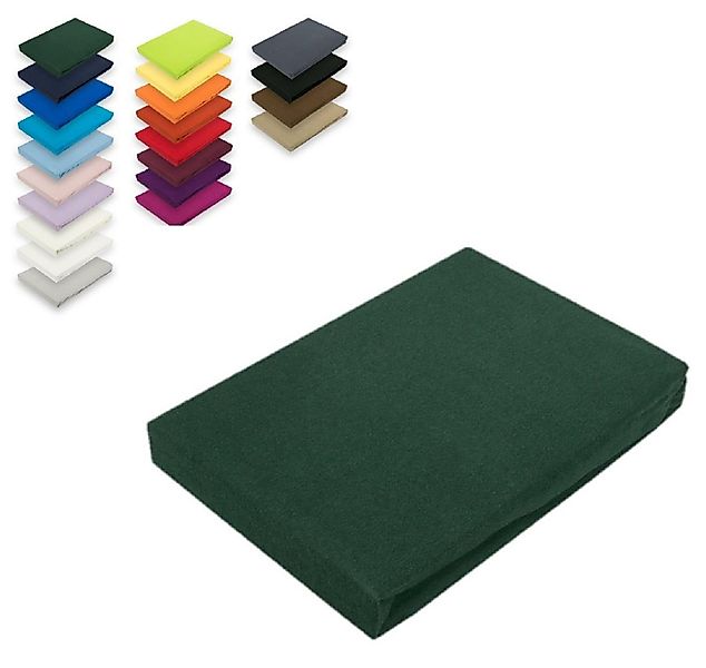 EXKLUSIV HEIMTEXTIL Spannbettlaken Jersey Spannbettlaken Rundumgummizug, Je günstig online kaufen
