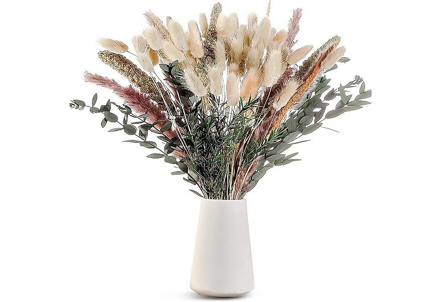 Trockenblume 85 Stück Pampasgras Getrocknet Natürliche Trockenblumen Deko F günstig online kaufen