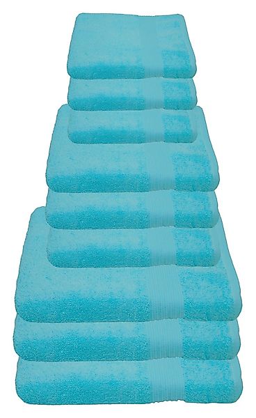 Julie Julsen Handtücher 9-Handtücher-Babyblau, Baumwolle (9-St) günstig online kaufen