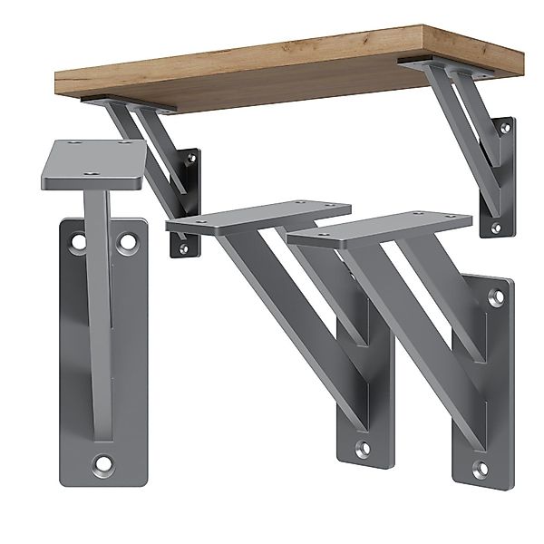 HAGO Wandregalhalter DIY 2er Set Wandregalhalter günstig online kaufen