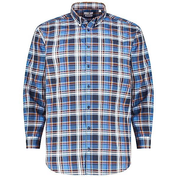 Pfundskerl Freizeithemd mit Karomuster Farbe blau Größe: 6XL günstig online kaufen
