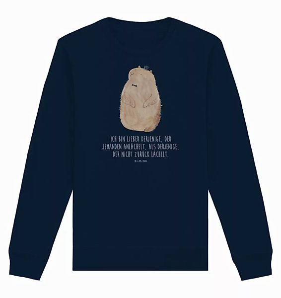 Mr. & Mrs. Panda Longpullover Größe L Murmeltier - French Navy - Geschenk, günstig online kaufen