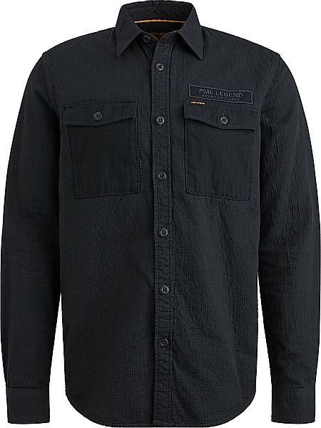 PME Legend Overshirt Quilt Poplin Navy - Größe M günstig online kaufen