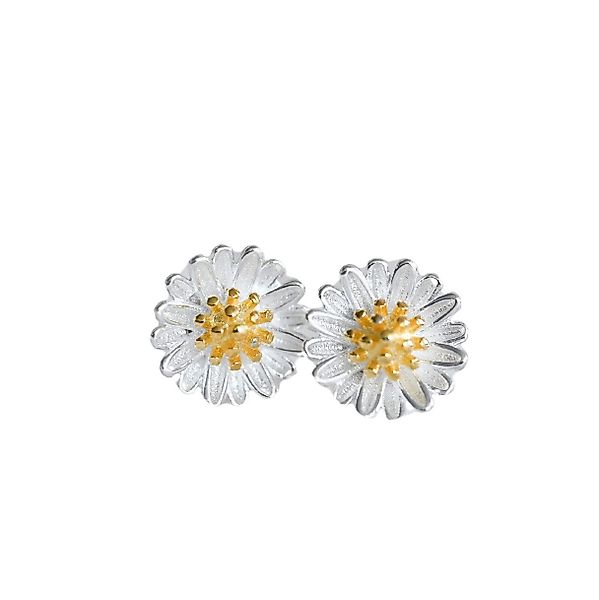Runde Perlé Paar Ohrstecker "Daisy Love" günstig online kaufen
